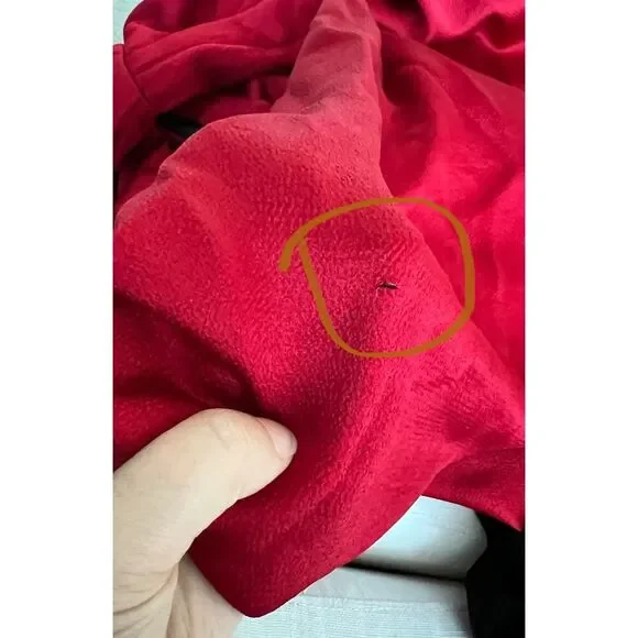 Gucci hammered matt enver satin maxi dress flame black IT42 - Picture 9 of 14